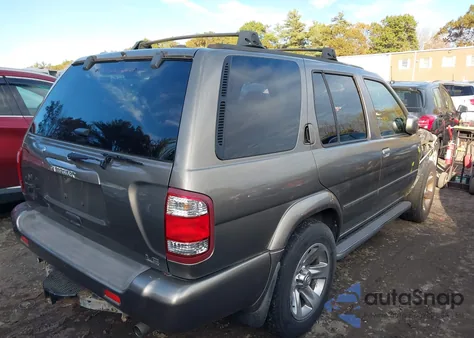 2004 Nissan Pathfinder Le Platinum from USA, damaged, VIN JN8DR09Y44W908815